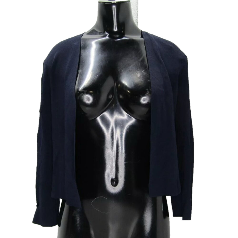 NEW JOSEPH RIBKOFF Womens Cardigan Midnight Blue Size S Cover Up Open Front